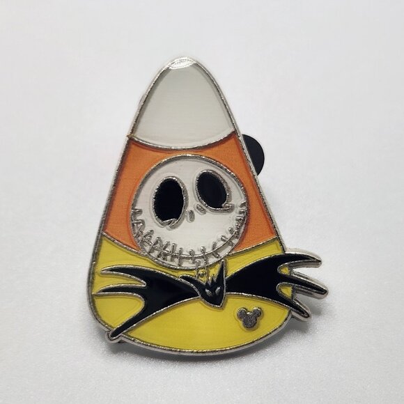 Disney Trading Pin Hidden Mickey Jack Skellington 2010 Candy Corn Pin - Picture 1 of 3